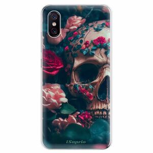 Odolné silikonové pouzdro iSaprio - Skull in Roses - Xiaomi Mi 8 Pro obraz