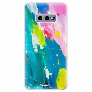 Odolné silikonové pouzdro iSaprio - Abstract Paint 04 - Samsung Galaxy S10e obraz