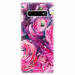 Odolné silikonové pouzdro iSaprio - Pink Bouquet - Samsung Galaxy S10+ obraz