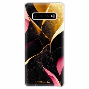 Odolné silikonové pouzdro iSaprio - Gold Pink Marble - Samsung Galaxy S10+ obraz