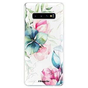 Odolné silikonové pouzdro iSaprio - Flower Art 01 - Samsung Galaxy S10+ obraz