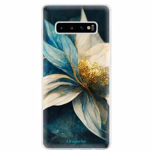 Odolné silikonové pouzdro iSaprio - Blue Petals - Samsung Galaxy S10+ obraz