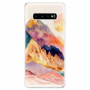 Odolné silikonové pouzdro iSaprio - Abstract Mountains - Samsung Galaxy S10+ obraz