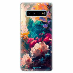 Odolné silikonové pouzdro iSaprio - Flower Design - Samsung Galaxy S10 obraz