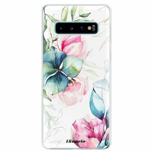 Odolné silikonové pouzdro iSaprio - Flower Art 01 - Samsung Galaxy S10 obraz