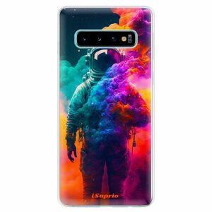 Odolné silikonové pouzdro iSaprio - Astronaut in Colors - Samsung Galaxy S10 obraz