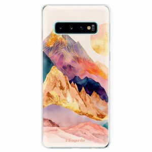 Odolné silikonové pouzdro iSaprio - Abstract Mountains - Samsung Galaxy S10 obraz
