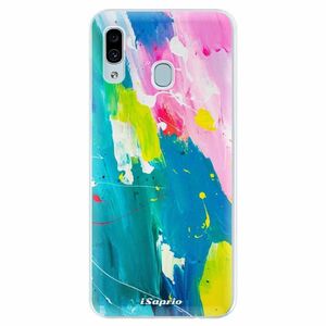 Silikonové pouzdro iSaprio - Abstract Paint 04 - Samsung Galaxy A30 obraz