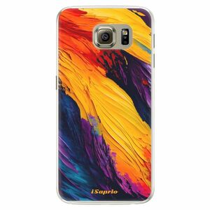 Silikonové pouzdro iSaprio - Orange Paint - Samsung Galaxy S6 Edge obraz