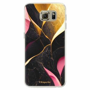 Silikonové pouzdro iSaprio - Gold Pink Marble - Samsung Galaxy S6 Edge obraz