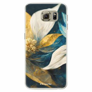 Silikonové pouzdro iSaprio - Gold Petals - Samsung Galaxy S6 Edge obraz