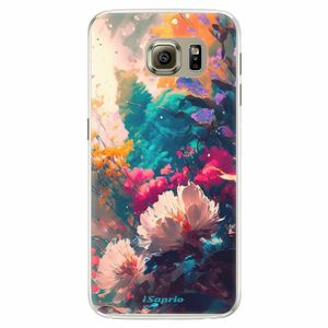 Silikonové pouzdro iSaprio - Flower Design - Samsung Galaxy S6 Edge obraz