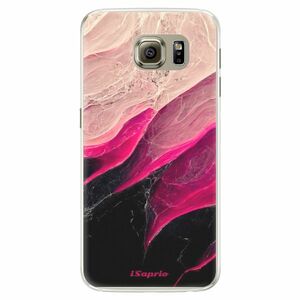 Silikonové pouzdro iSaprio - Black and Pink - Samsung Galaxy S6 Edge obraz