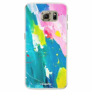 Silikonové pouzdro iSaprio - Abstract Paint 04 - Samsung Galaxy S6 Edge obraz