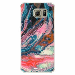 Silikonové pouzdro iSaprio - Abstract Paint 01 - Samsung Galaxy S6 Edge obraz