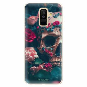 Silikonové pouzdro iSaprio - Skull in Roses - Samsung Galaxy A6+ obraz