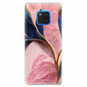 Silikonové pouzdro iSaprio - Pink Blue Leaves - Huawei Mate 20 Pro obraz