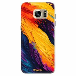 Silikonové pouzdro iSaprio - Orange Paint - Samsung Galaxy S7 Edge obraz