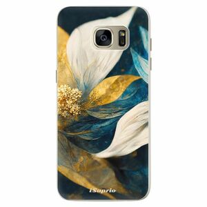 Silikonové pouzdro iSaprio - Gold Petals - Samsung Galaxy S7 Edge obraz