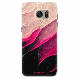 Silikonové pouzdro iSaprio - Black and Pink - Samsung Galaxy S7 Edge obraz