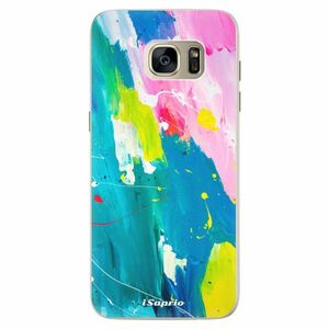 Silikonové pouzdro iSaprio - Abstract Paint 04 - Samsung Galaxy S7 Edge obraz