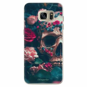 Silikonové pouzdro iSaprio - Skull in Roses - Samsung Galaxy S7 obraz