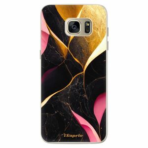 Silikonové pouzdro iSaprio - Gold Pink Marble - Samsung Galaxy S7 obraz
