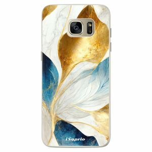 Silikonové pouzdro iSaprio - Blue Leaves - Samsung Galaxy S7 obraz
