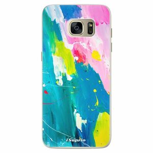Silikonové pouzdro iSaprio - Abstract Paint 04 - Samsung Galaxy S7 obraz