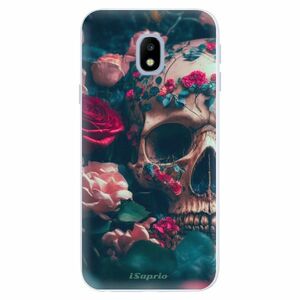 Silikonové pouzdro iSaprio - Skull in Roses - Samsung Galaxy J3 2017 obraz