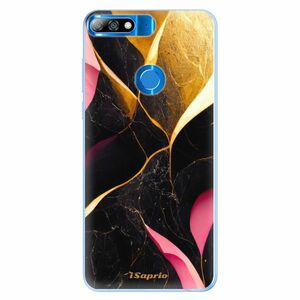 Silikonové pouzdro iSaprio - Gold Pink Marble - Huawei Y7 Prime 2018 obraz