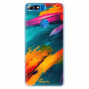 Silikonové pouzdro iSaprio - Blue Paint - Huawei Y7 Prime 2018 obraz