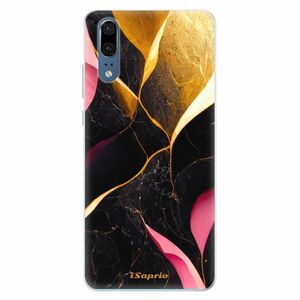 Silikonové pouzdro iSaprio - Gold Pink Marble - Huawei P20 obraz