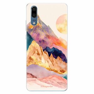 Silikonové pouzdro iSaprio - Abstract Mountains - Huawei P20 obraz