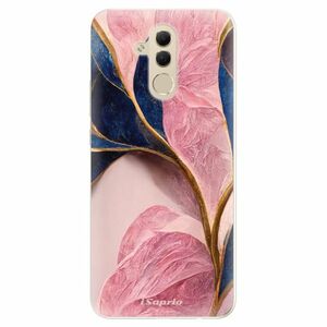 Silikonové pouzdro iSaprio - Pink Blue Leaves - Huawei Mate 20 Lite obraz