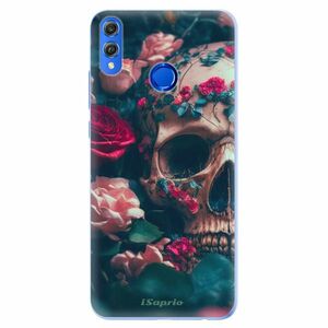 Silikonové pouzdro iSaprio - Skull in Roses - Huawei Honor 8X obraz