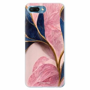 Silikonové pouzdro iSaprio - Pink Blue Leaves - Huawei Honor 10 obraz