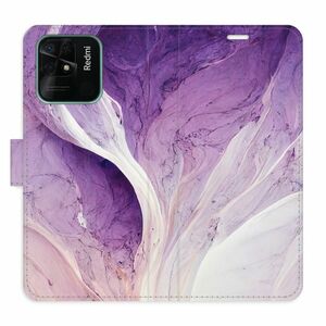 Flipové pouzdro iSaprio - Purple Paint - Xiaomi Redmi 10C obraz
