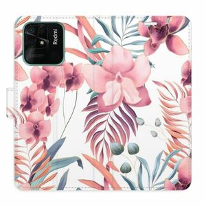 Flipové pouzdro iSaprio - Pink Flowers 02 - Xiaomi Redmi 10C obraz