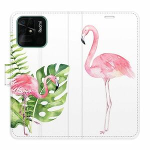 Flipové pouzdro iSaprio - Flamingos - Xiaomi Redmi 10C obraz