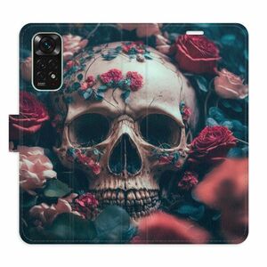 Flipové pouzdro iSaprio - Skull in Roses 02 - Xiaomi Redmi Note 11 / Note 11S obraz