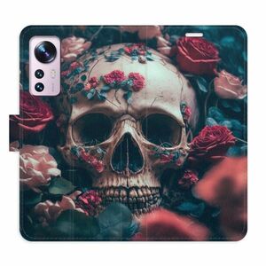 Flipové pouzdro iSaprio - Skull in Roses 02 - Xiaomi 12 / 12X obraz
