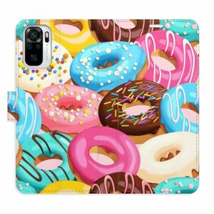Flipové pouzdro iSaprio - Donuts Pattern 02 - Xiaomi Redmi Note 10 / Note 10S obraz