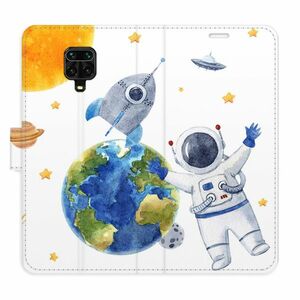 Flipové pouzdro iSaprio - Space 06 - Xiaomi Redmi Note 9 Pro / Note 9S obraz