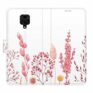 Flipové pouzdro iSaprio - Pink Flowers 03 - Xiaomi Redmi Note 9 Pro / Note 9S obraz