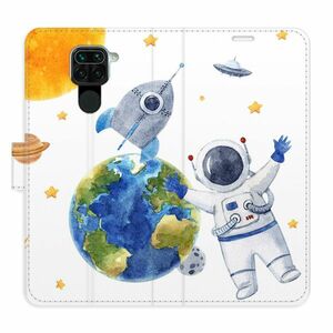 Flipové pouzdro iSaprio - Space 06 - Xiaomi Redmi Note 9 obraz