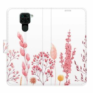 Flipové pouzdro iSaprio - Pink Flowers 03 - Xiaomi Redmi Note 9 obraz