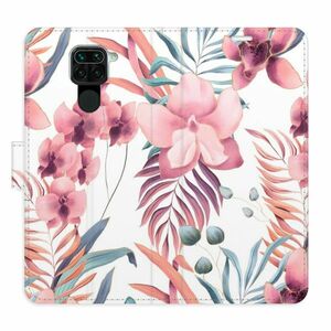 Flipové pouzdro iSaprio - Pink Flowers 02 - Xiaomi Redmi Note 9 obraz