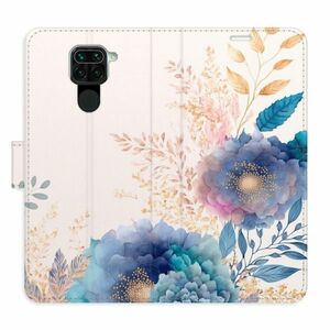 Flipové pouzdro iSaprio - Ornamental Flowers 03 - Xiaomi Redmi Note 9 obraz