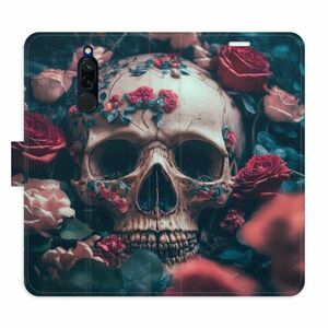 Flipové pouzdro iSaprio - Skull in Roses 02 - Xiaomi Redmi 8 obraz